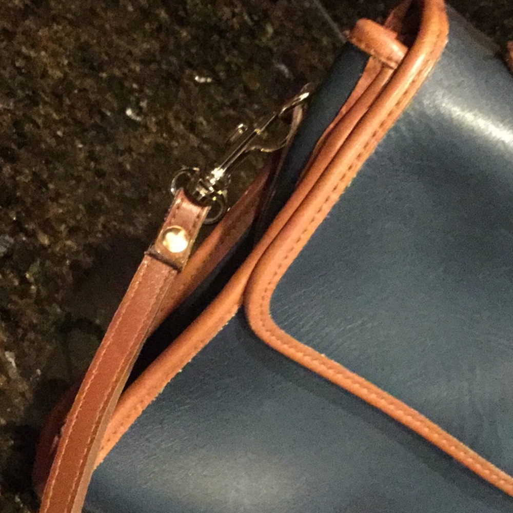Leather vintage partners classic purse satchel office travel business market - Picture 3 of 12